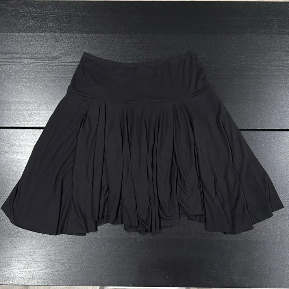 Tracy Evan’s Flowy Layered Grey and Black with Bow Tie - L - Picture 2 of 8